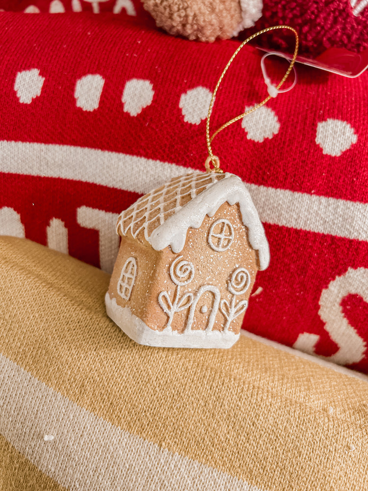 Gingerbread house ornament