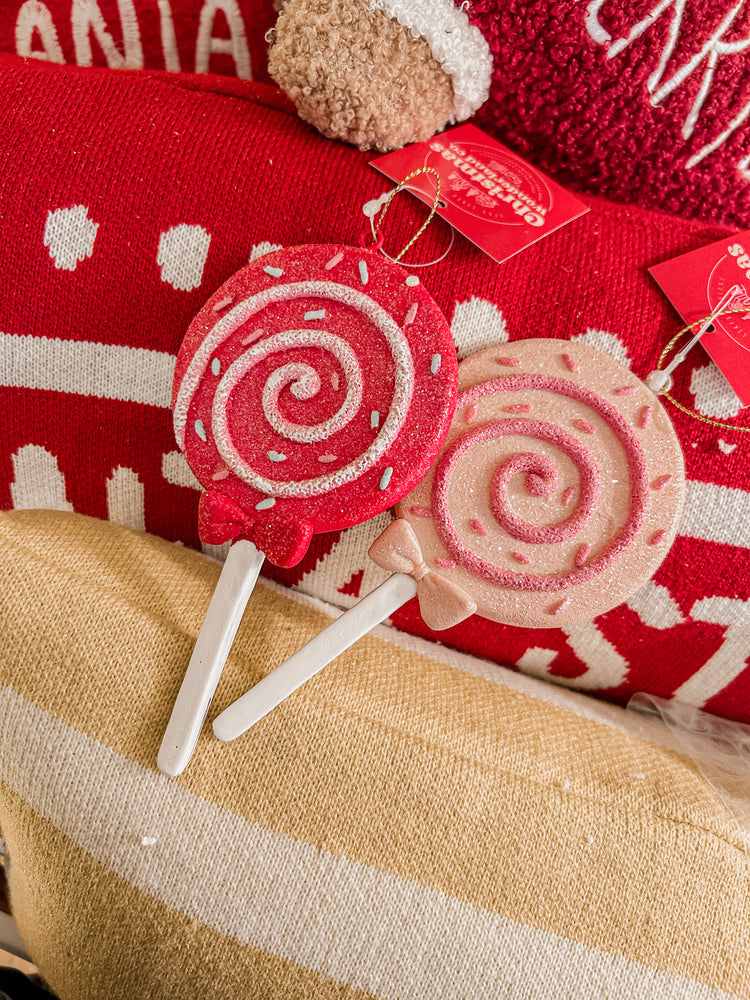 Sugary Lollipop ornament