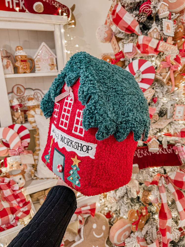 Santa's Workshop Cushion