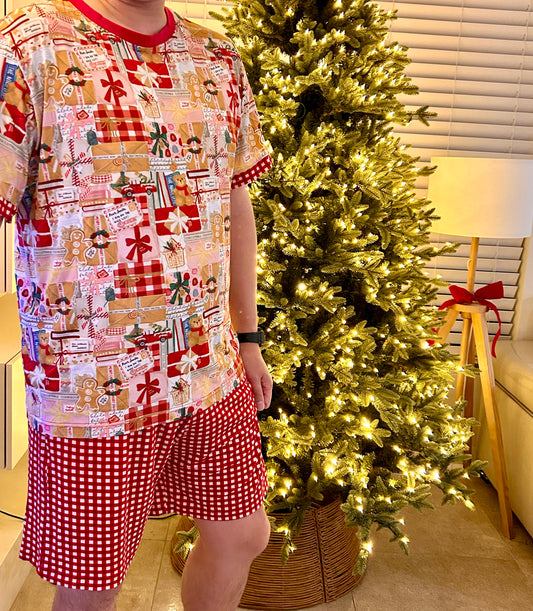 MENS- GINGERBREAD WORKSHOP 2025 Christmas Pyjamas