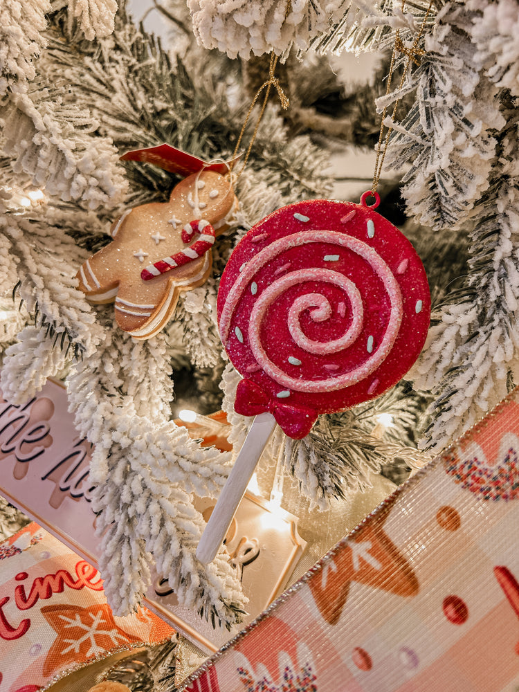 Sugary Lollipop ornament