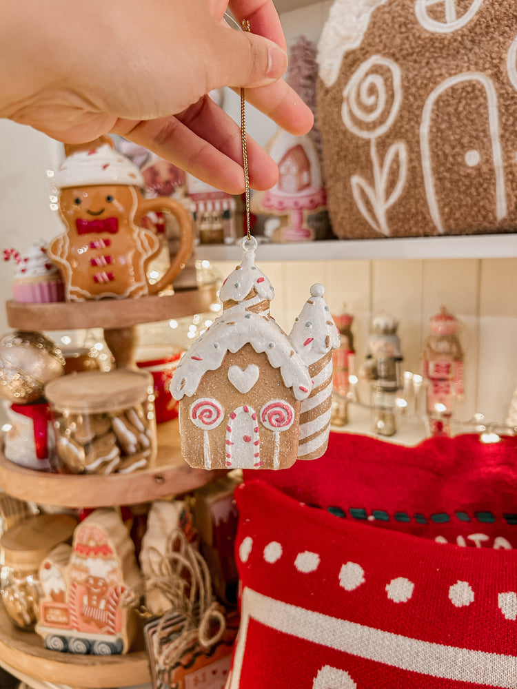 Gingerbread Castle ornament