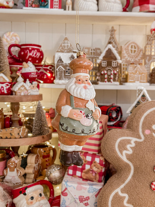 Mr Claus Bakery Onament