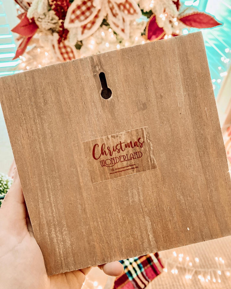 CHRISTMAS WONDERLAND Wooden Block