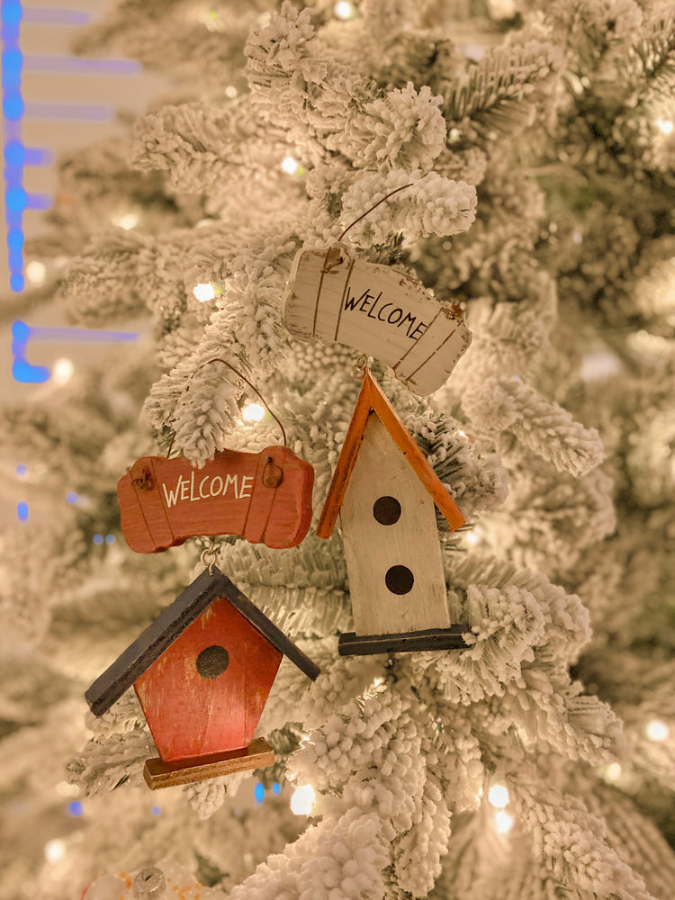 Wooden houses set of 2