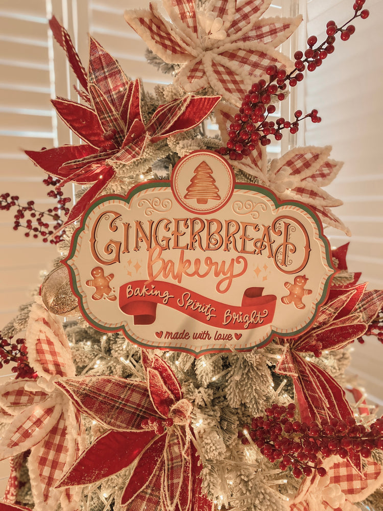 GINGERBREAD BAKERY Tin Sign