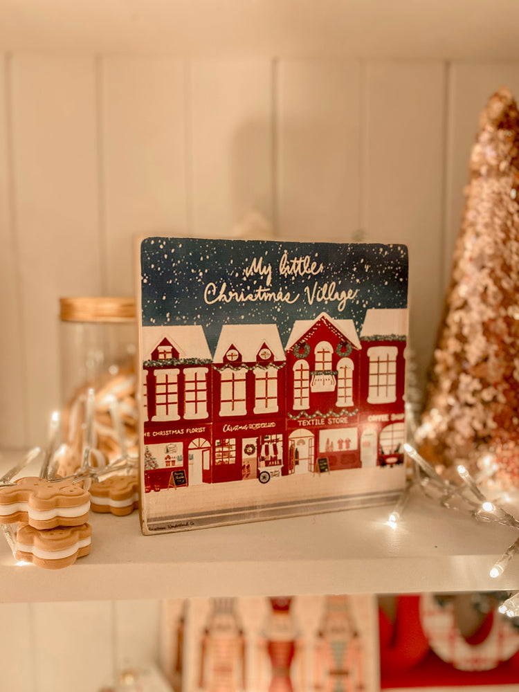 CHRISTMAS WONDERLAND Wooden Block