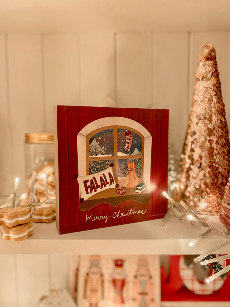 CHRISTMAS WONDERLAND Wooden Block