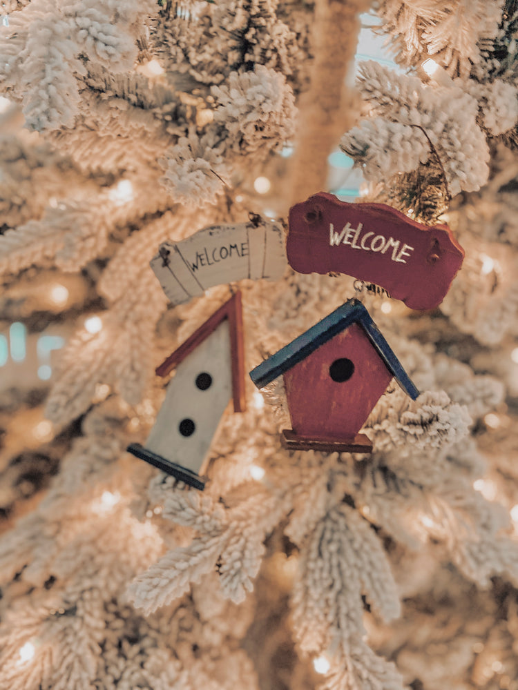 Wooden houses set of 2