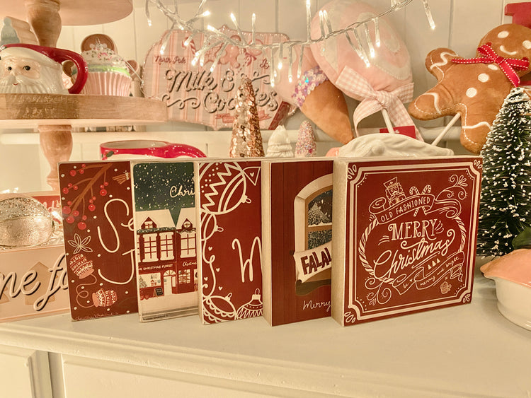 CHRISTMAS WONDERLAND Wooden Block