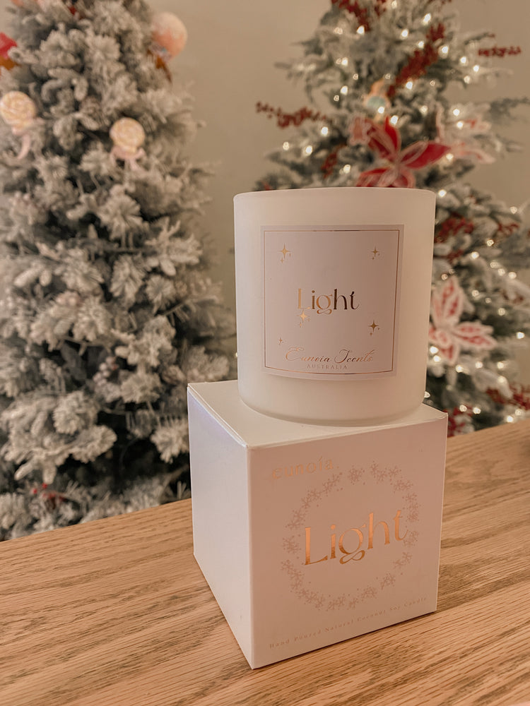 "LIGHT" Christmas Candle