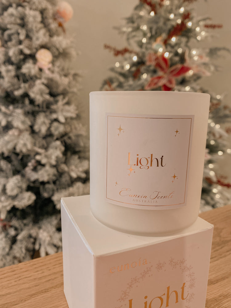 "LIGHT" Christmas Candle