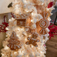 Gingerbread Ornaments - SET of 4