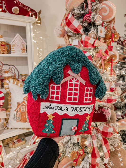 Santa's Workshop Cushion