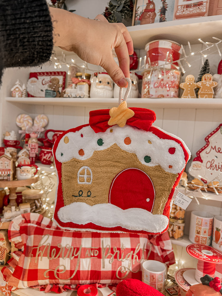 Gingerbread House Hand dry towel