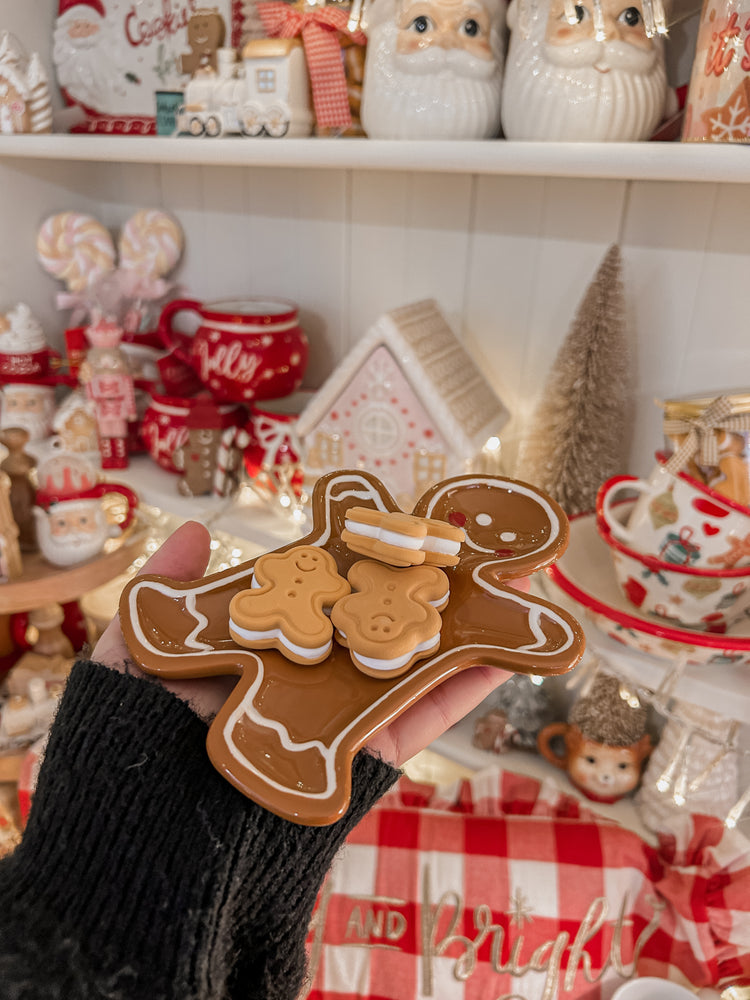 Gingerbread Man Plate