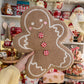 Gingerbread man cushion