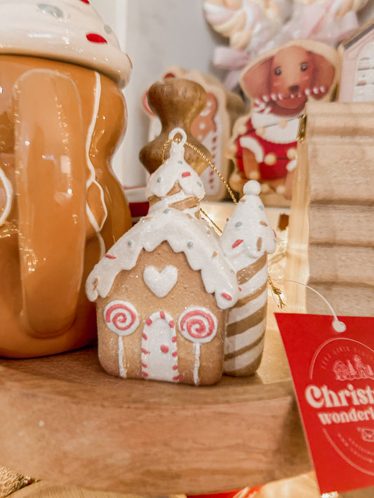Gingerbread Castle ornament