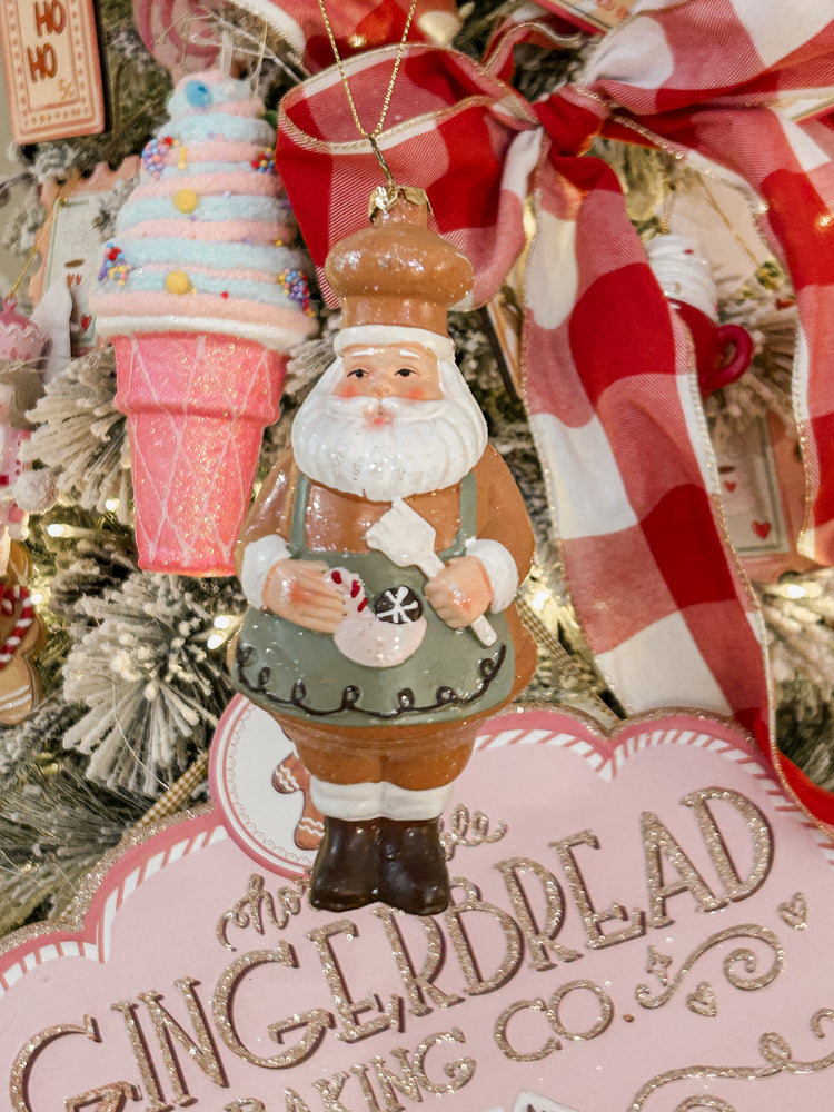 Mr Claus Bakery Onament