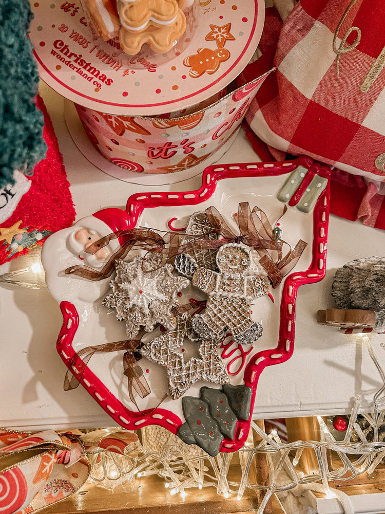 Gingerbread Snowflake Ornament