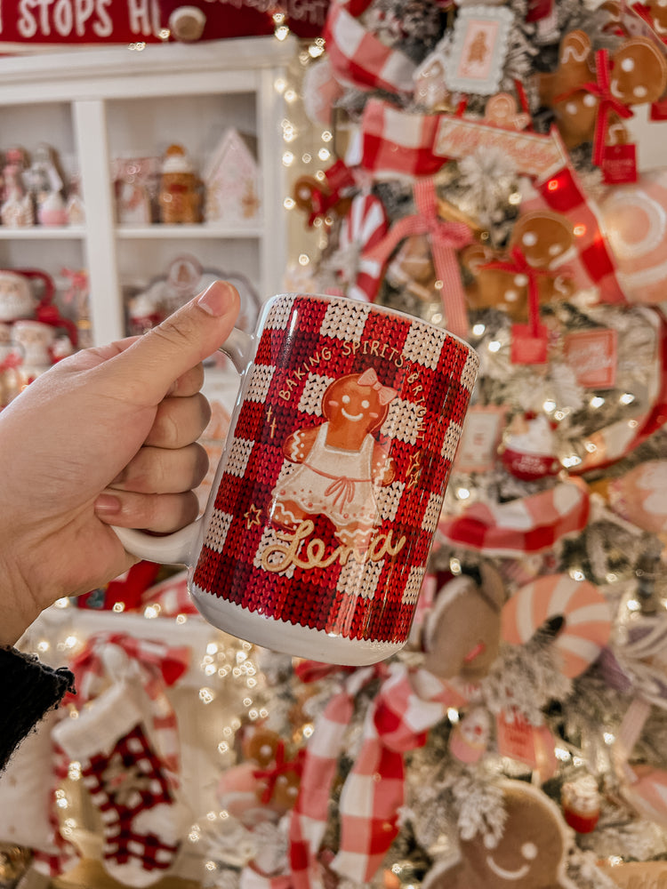 Gingerbread personalised mug