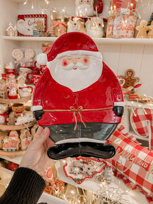 Santa Ceramic Plate