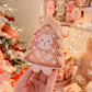 Bunny in gingerbread christmas tree