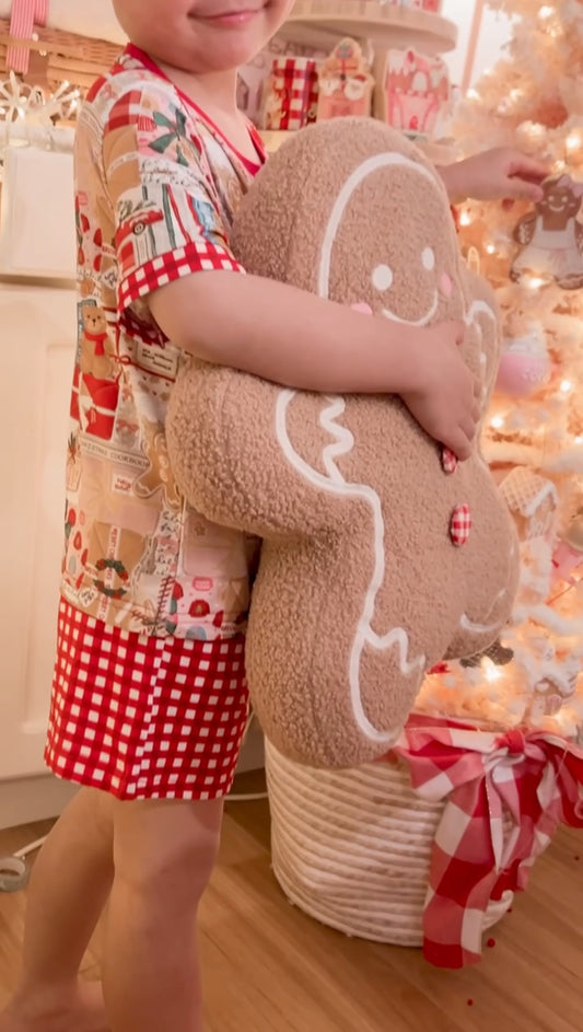 Gingerbread man cushion