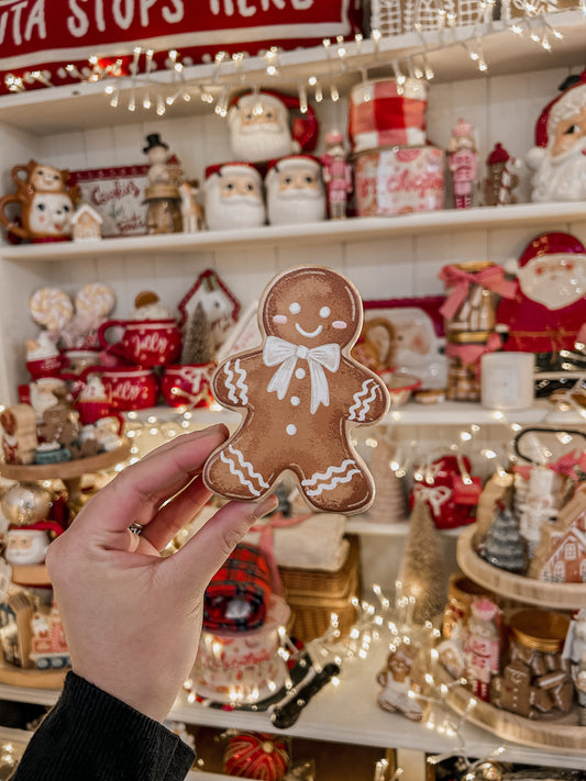 Gingerbread Man Wooden Decor