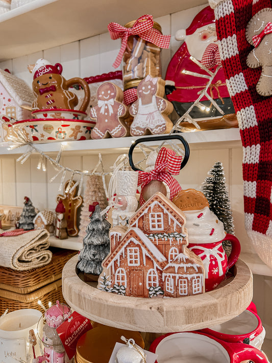 Gingerbread Cottage Wooden Decor