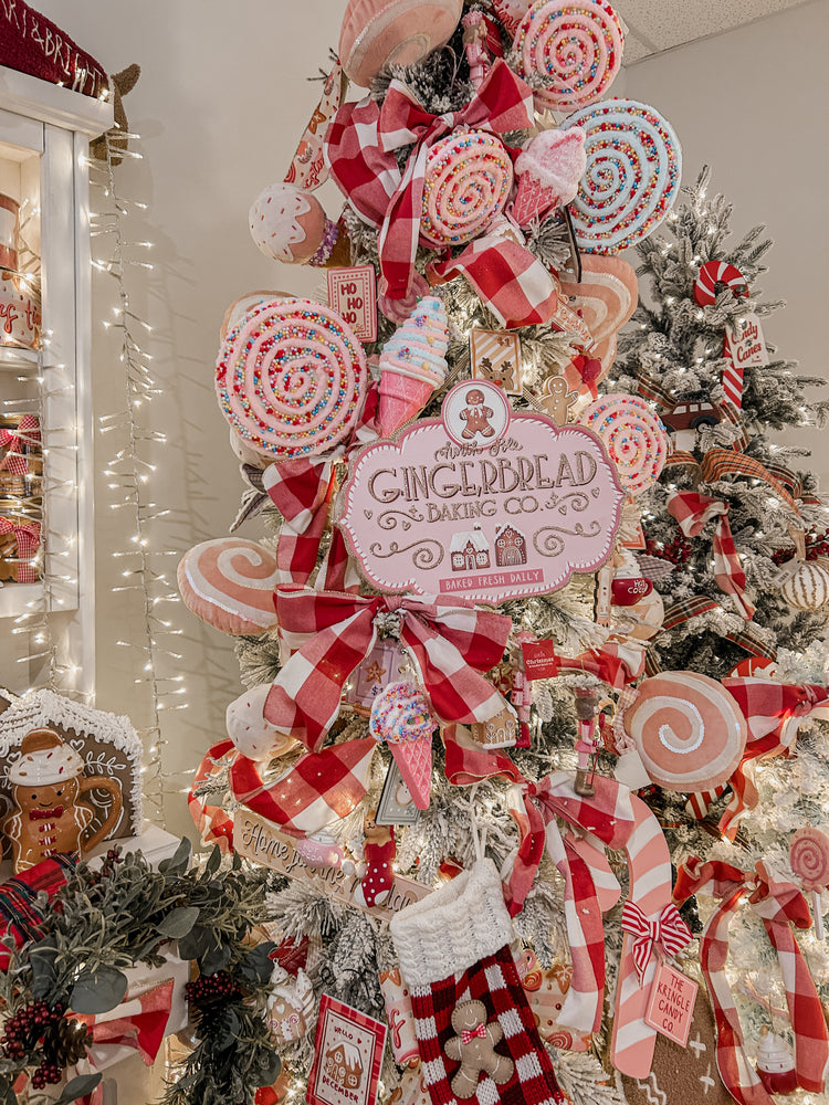 Gingerbread Baking Co. Tin Sign