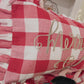 Gingham Merry and Bright Cushion