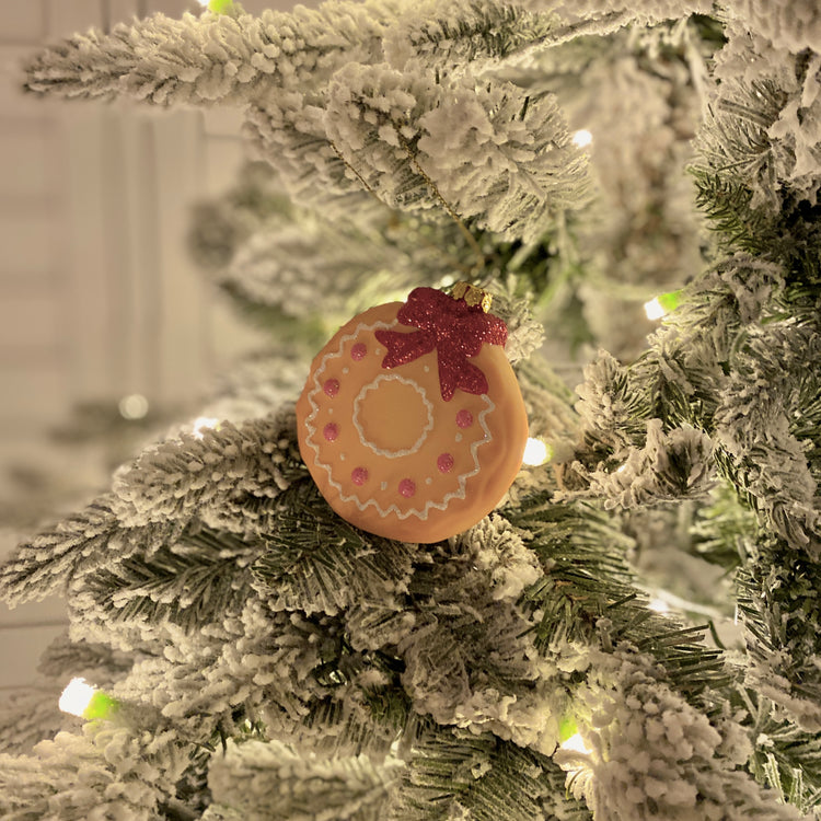 PASTEL Glass Ornaments 2021 Collection - Biscuit