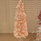 IN STOCK NOW - 120cm Prelit Flocked Tree (Pink / Mint)